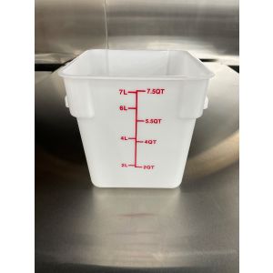 Food Storage Container, 8qt, Polypropylene