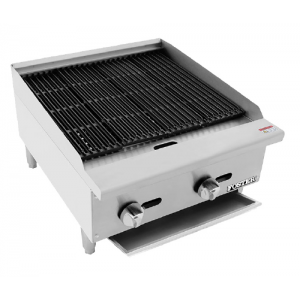 Charbroiler, 24", Radiant, Natural Gas