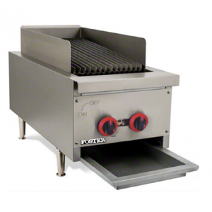 Charbroiler, 14", Radiant, Natural Gas