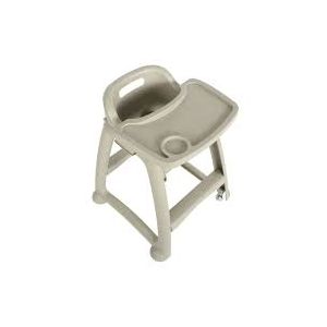 High Chair, with Wheels, Tray, & Cupholder