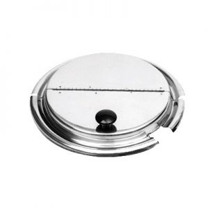 Inset Cover, Slotted, Hinged, fits 11qt Pan, Stainless Steel