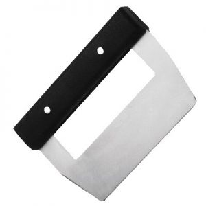 Dough Scraper, 6⅞"x3½", Stainless Steel Blade