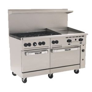 Range, 60", Natural Gas, 24" Right Hand Griddle