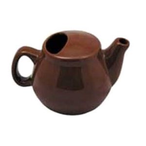 Teapot, 16oz, Ceramic, Brown