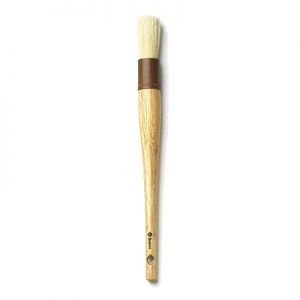 Pastry Brush, 1", Round Wood Handle