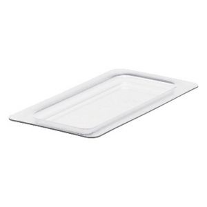 Lid, 1/3 Size, Flat, Solid, PC, CL