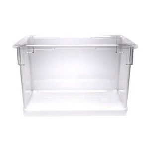 Food Storage Container, 18"x26"x15", 22gal, PC, CL