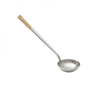 Ladle, Chinese, 10oz, 18-5/8" Hdl, Stainless Steel