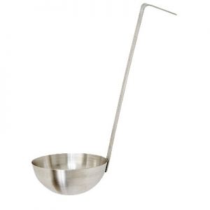 Ladle, Economy, ½oz, 11-3/8" Hdl, Stainless Steel