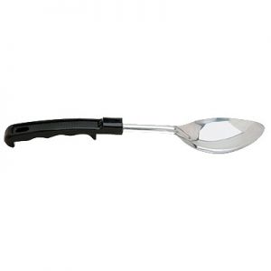 Spoon, Basting, 11", Large, Solid, Stainless Steel