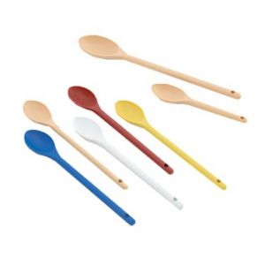 Prep Spoon, 12", Nylon, Blue