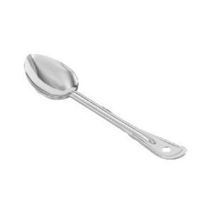 Spoon, 11", Solid, Stainless Steel