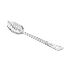Spoon, 11", Perforated, Stainless Steel
