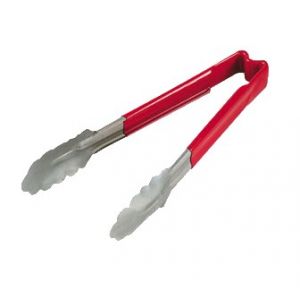 Tongs, 9½", Red Kool-Touch® Handle