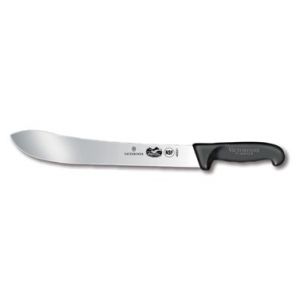 Knife, Butcher, 12", Straight, Black Fibrox® Pro Handle