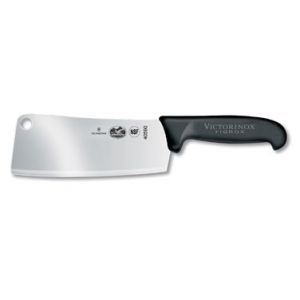 Knife, Restaurant Cleaver, 7"x2½", 1 lb, Black Hdl