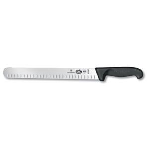 Knife, Slicer, 12", Granton Edge, Black Fibrox® Handle
