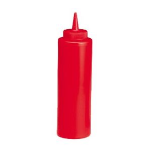 Squeeze Bottle, 12oz, Red