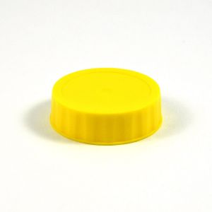Replacement Label Cap, Yellow, 6/pk