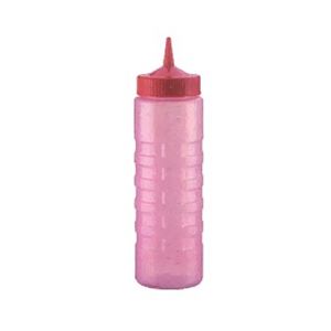 Squeeze Bottle, 24oz, Wide, Red