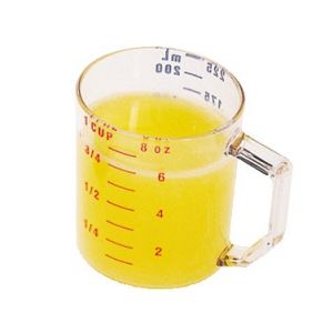 Measuring Cup, 1cup, Polycarbonate, Clear