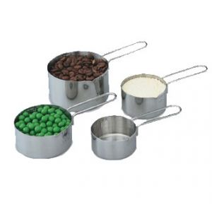 Measuring Cup Set, 4pc, Stainless Steel
