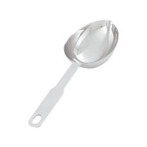 Measuring Scoop, ½ Cup, Oval, Heavy Duty, Stainless Steel