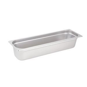 Steam Table Pan, 1/2 Size Long, 4", S/S
