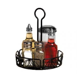 Condiment Rack, 7½" Rnd, Handle w/ Slot for Table#