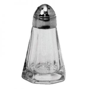 Salt/Pepper Shaker, 1oz, Glass Jar