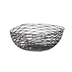 Basket, Square, 10"x4", Black, Artisan Collection™