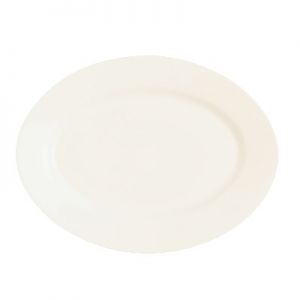 Platter, 13¾"x10", Oval, Wide Rim, Intensity