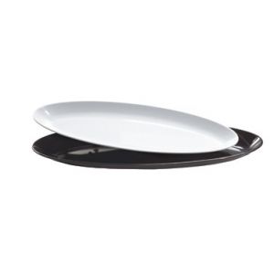 Platter, Serving, 27"x10", Oval, Siciliano, Black