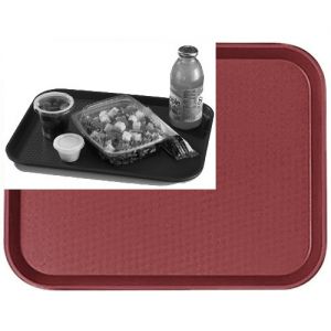 Tray, Fast Food, 12"x16", Cranberry