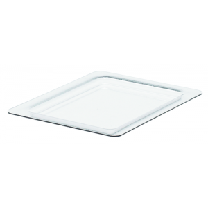 Lid, ½ Size, Flat, Solid, Polycarbonate