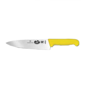 Knife, Chef's, 8" Blade, Yellow Handle