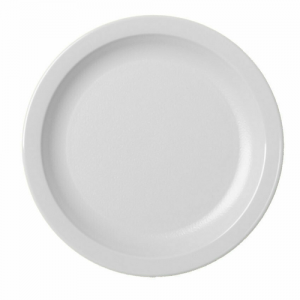 Plate, 6-9/16", Narrow Rim, Polycarbonate, White