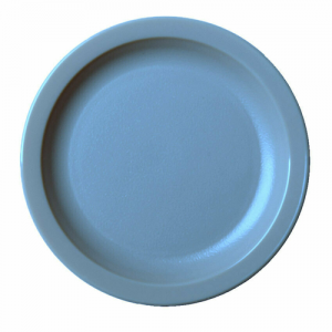 Plate, 6-9/16", Narrow Rim, Polycarbonate, Slate Blue