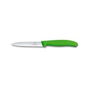 Knife, Paring, Serrated, 3¼", Green