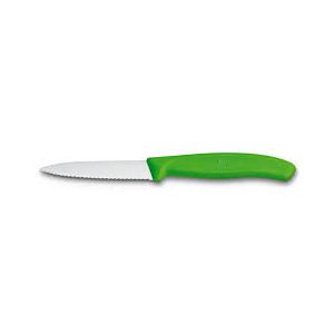 Knife, Paring, 4", Serrated, Green