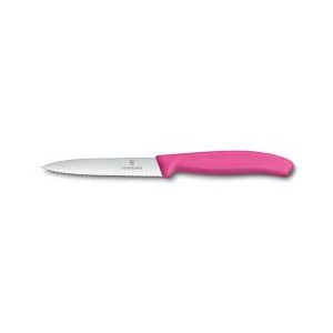 Knife, Paring, 4", Serrated, Pink