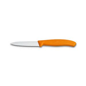 Knife, Paring, 4", Serrated, Orange
