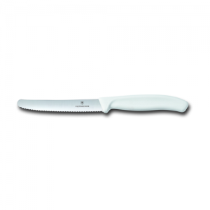 Paring Knife, 4½", Serrated, White