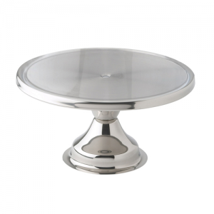 Cake Stand, 13", Stainless Steel