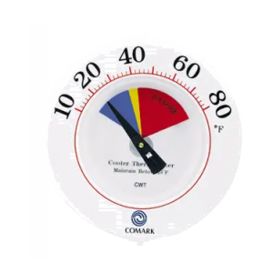 Thermometer, Cooler, 6" Dial