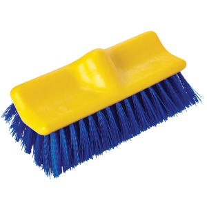 Scrub Brush, Floor, 10", Blue
