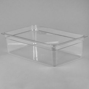 Food Pan, Full Size, 6", Clear