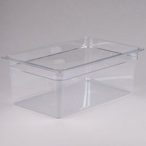 Food Pan, Full Size, 8", Clear
