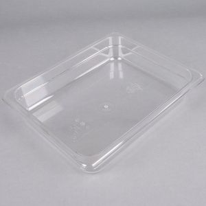 Food Pan, ½ Size, 2½", Clear