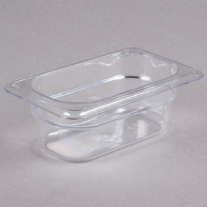 Food Pan, ⅑ Size, 2½", Clear